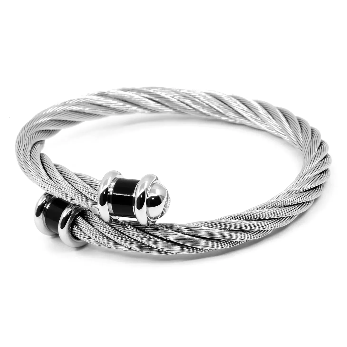 Charriol Bracelets<Celtic® Bangle Art Deco Steel