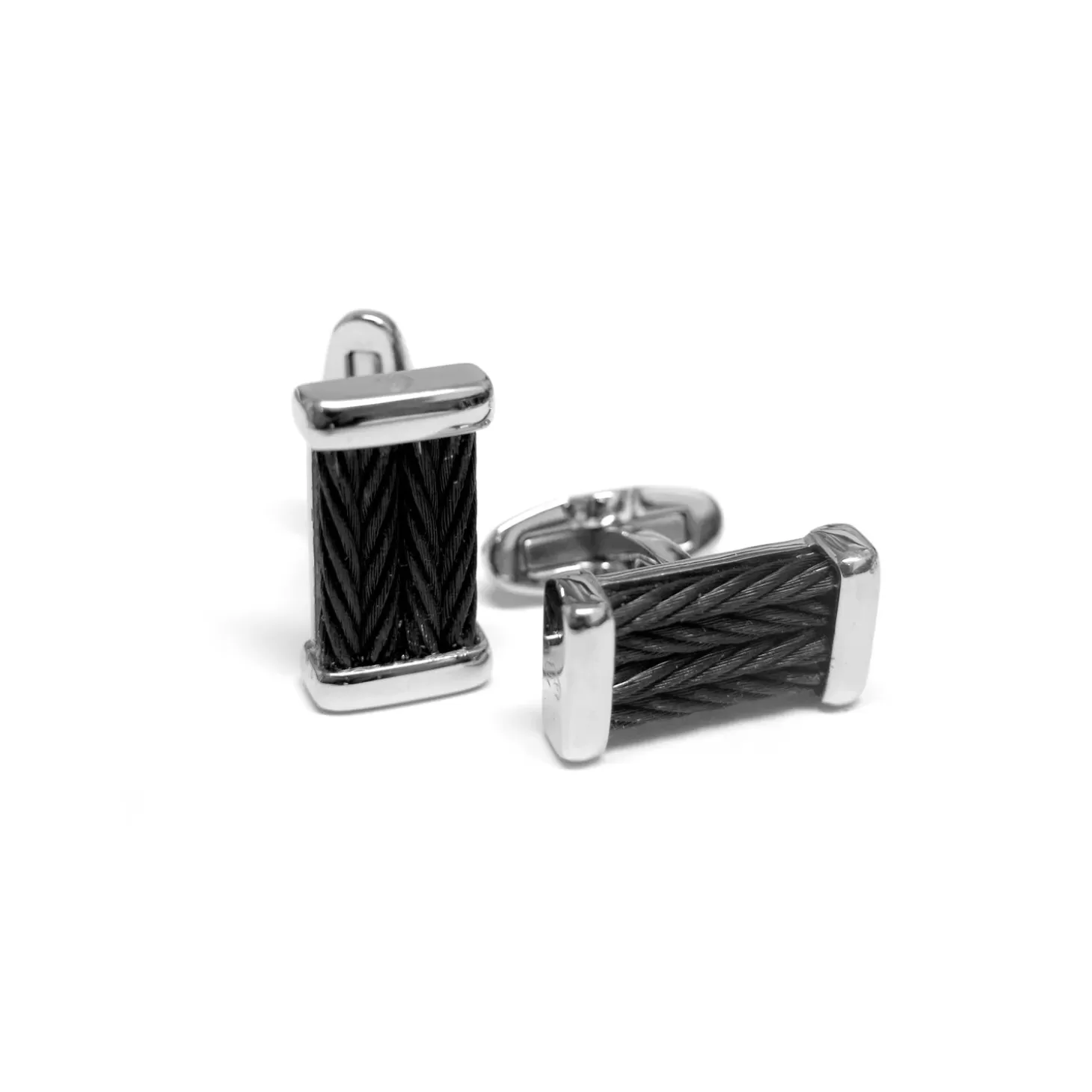 Charriol Cufflinks<Celtic® Chevron Cufflinks