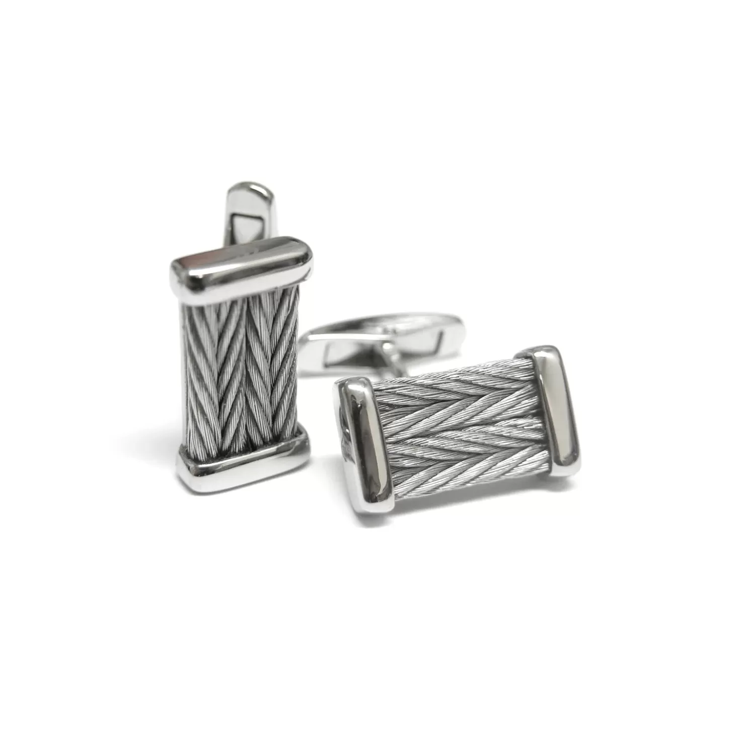 Charriol Cufflinks<Celtic® Chevron Cufflinks