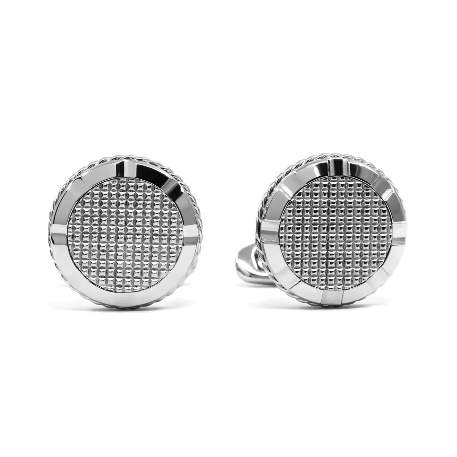 Charriol Cufflinks<Celtic® Clous De Paris Cufflinks Steel