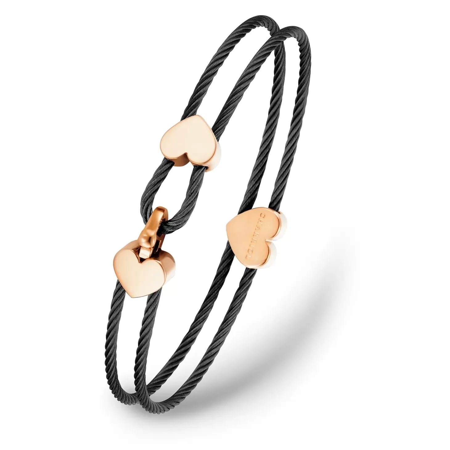 Charriol Bracelets<Coup De Foudre Hearts Bangle