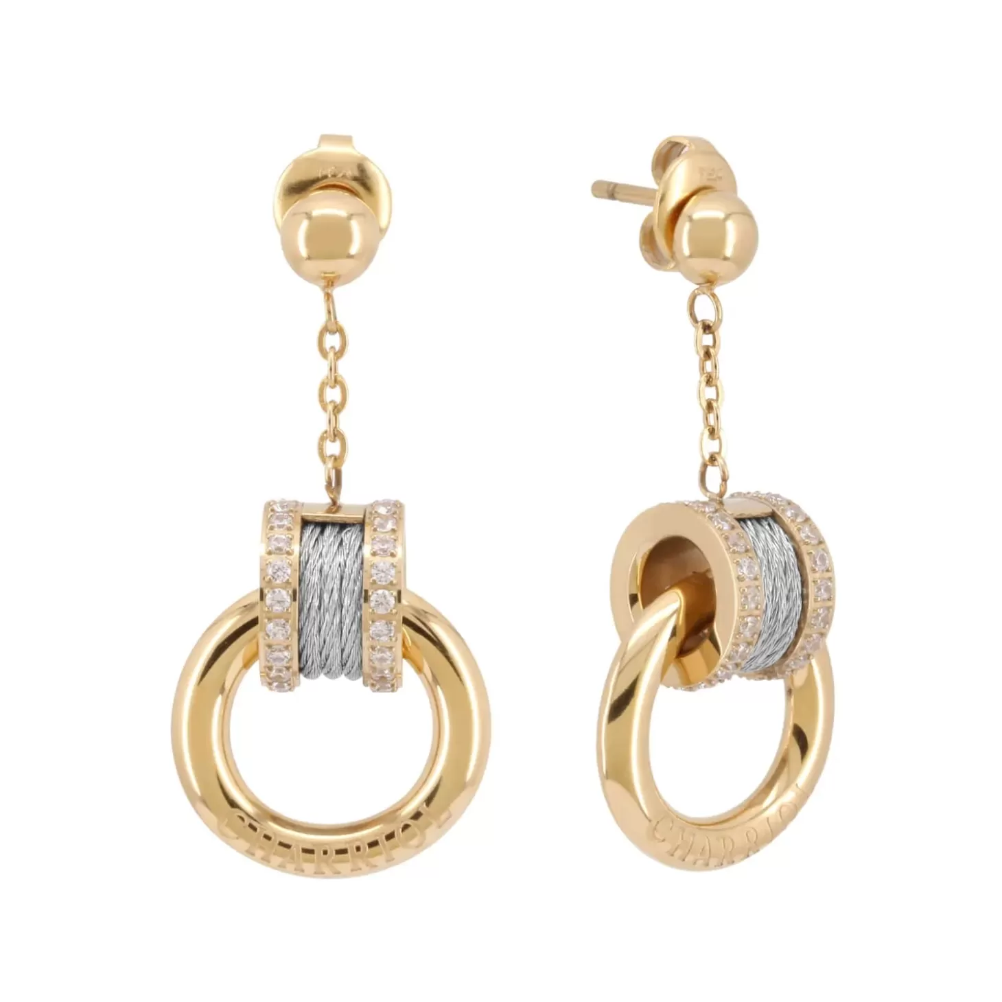 Charriol Earrings<Forever™ Embrace Earrings