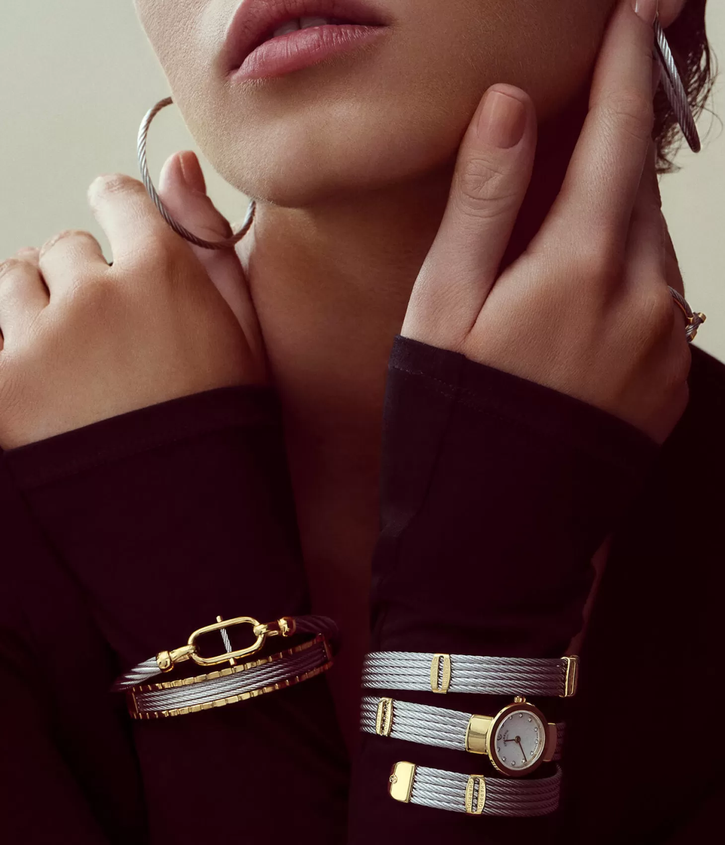 Charriol Bracelets<St. Tropez® Mariner Link Bangle Steel