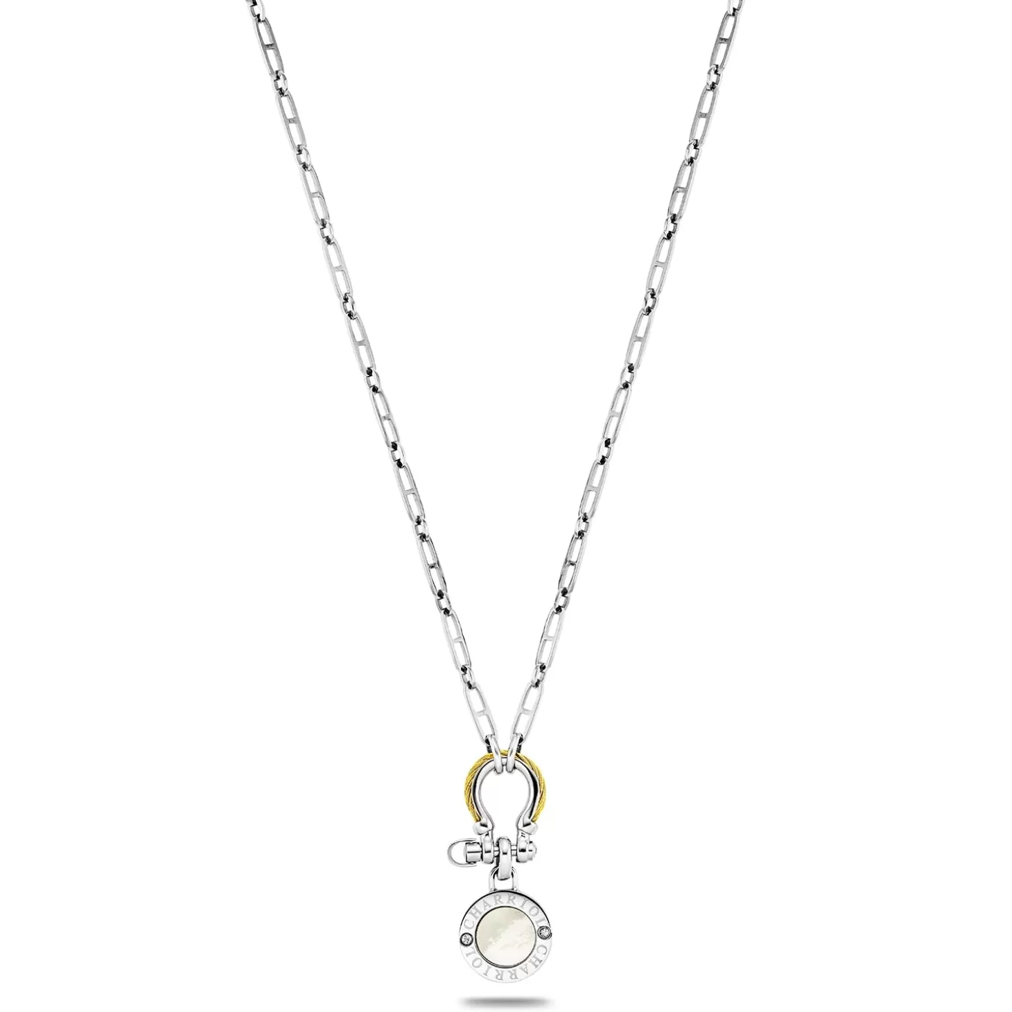 Charriol Necklaces<St. Tropez® Mariner Shackle & Coin Necklace