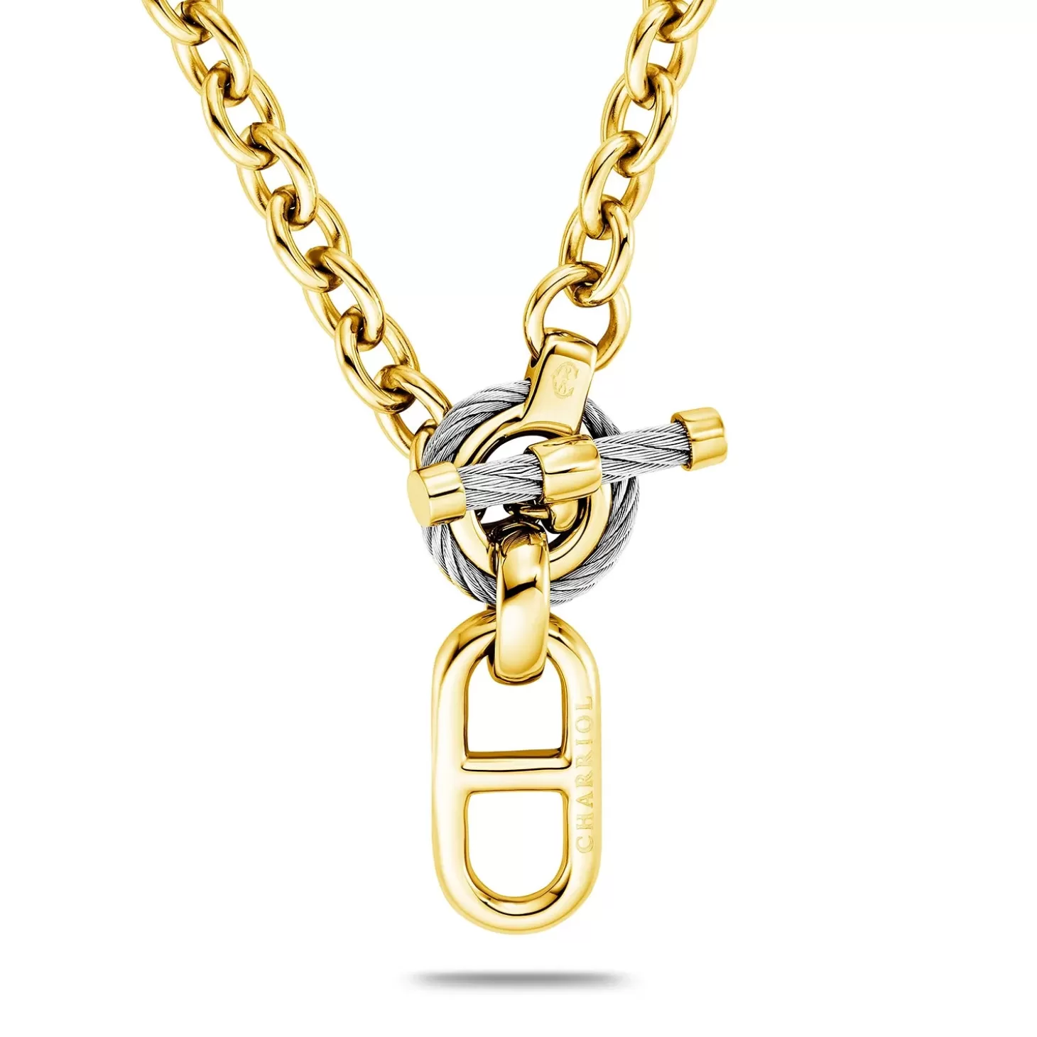 Charriol Necklaces<St. Tropez® Mariner Toggle & Link Necklace Steel