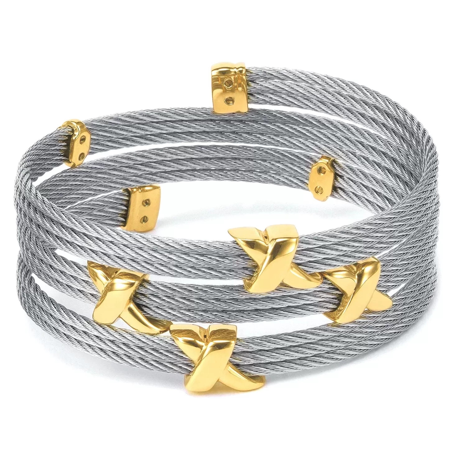 Charriol Bracelets<Twist™ Bangle Triple Steel