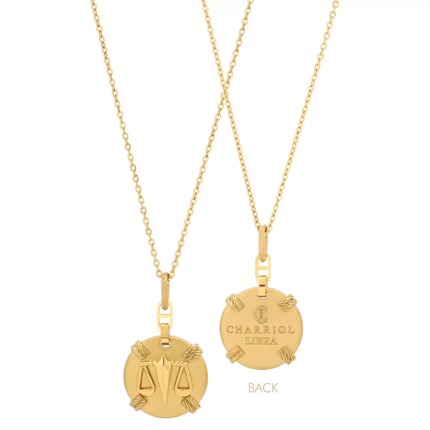 Charriol Necklaces<Zodiac Necklace Yellow Gold